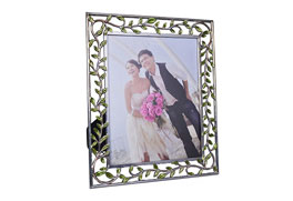 MDF Photo Frame Shiny tin & Manual Painting