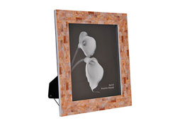 MDF Photo Frame Shiny Tin Brush Copper